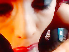 Gorgeous Lipstick Latina Blowjob