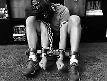 Slave Helpless In Restraints