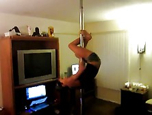 Awesome Skinny Stripper Dancing