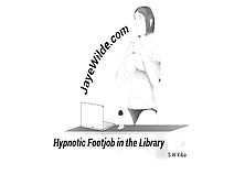 Hypnotic Footjob In The Library