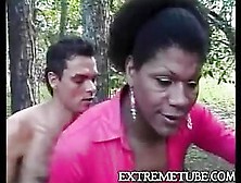 Huge Black Tgirl With A Big Tool Gets Anal