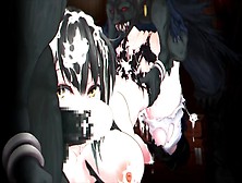 【H Game】魔女は復讐の夜に♡アニメーション③ Hシーン紹介 肉便器 3P エロアニメ