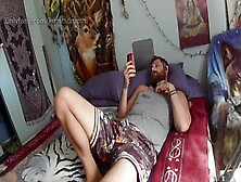 Handsome Guy Strokes His Massive Shaft On Hidden Camera
