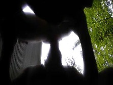 Mature White Daddy Fucks Black Muscle Butt Outdoors