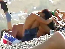 Sexy Sweethearts Caught On The Nudist Beach