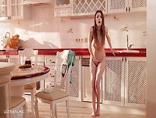 Ultrafilms Gorgeous Russian Model Mila Azul Playing With Her Tits And Masturbating In This Hot Solo Video