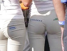 Amazing Model Girls In Tight Ass Jeans