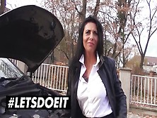 Bumsbus - Busty Milf Whore Paris Is Excited For A Great Outdoor Schlong Riding Session - Letsdoeit
