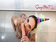 Hot Unicorn Blows Your Cock Deepthroat Cum In Mouth Pov