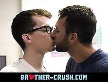 My First Gay Kiss With Older Brother In Class Room