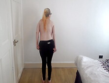 Wife Strips In Leggings And Top