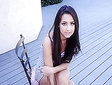 Cute Teen Step Daughter Eliza Ibarra Loves Her Daddy' S Big Cock After Being Locked Out Of House Pov