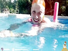 Alternate Lovers,  Gets Turned On Inside Pool With Monstrous Loads On Hooters