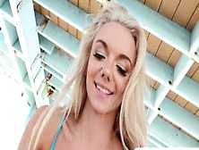 Hot Blonde Babe Molly Mae Fucks A Stranger In The Beach