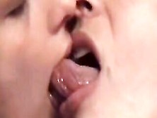 Lesbian Kissing With Tongues