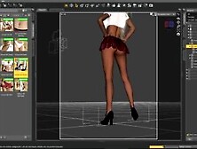 Daz3D-Kleidungs- Und Posing-Optimierungen