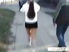 Polish Girl With Hot Legs Picked Up On The Street And Fucked Nicely