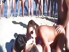 Heiße Fickparty Am Strand