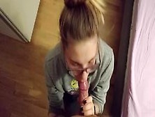 Awesome Blowjob From Gf At New Years Eve