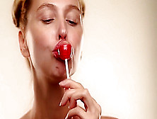 Sweet Cock In My Mouth - Lollipop Blowjob By Cherry Grace