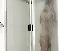 Tranny Masturbate In The Shower