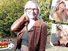 German Scout - Fit Blonde Glasses Girl Vivi Vallentine Pickup And Talk To Casting Fuck