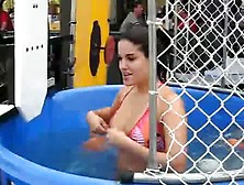 Hot Girl Dunked In Cold Water At Naples Hooters