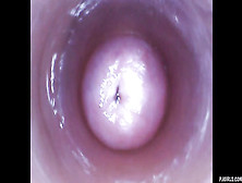 Kira With Internal Slit Camera Showing Us The Insides Of Her Vagina