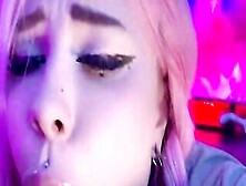 Close Up Languid Slobbery Throat Romantic Gentle Blowjob Cumshot In Mouth