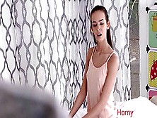 Skinny Horny Stepsister Takes Advantage Of Stepbrother- Charity Crawford
