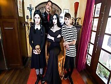 The Dirty Orgy On Halloween Night By Addams Family