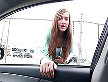 Sexy Smooth Teen Slut Is Willing To Fuck A Guy For A Car Ride