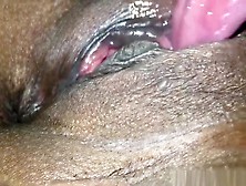 I Love Eating Her Juicy Shaved Black Pussy On Camera