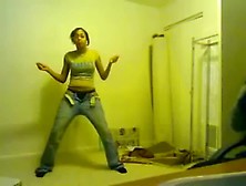 Goofy Teens Dancing And Flashing