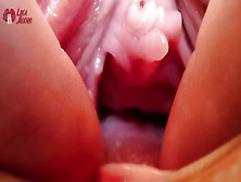 Extreme Cunt Close Up.  Vaginal Dilator