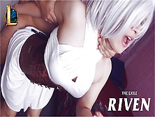 Riven Losing Top Lane - League Of Legends (Cosplay Test)