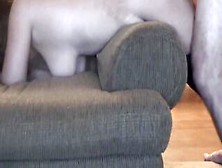 Booty Fucking Over Couch Arm