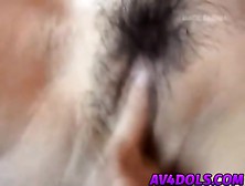 Asian Teen Gets Hairy Pussy Exposed Before Giving Her Guy A Headfucking