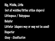 Abdl Adultbaby Diaper Fetish Terminology & Slang