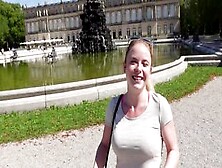 Public Whore! Crowned Queen At Herrenchiemsee Castle With A Sperm Fountain!