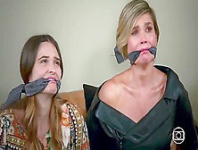 Brazilian Milf Flavia Alessandra + Other Cleave Gagged