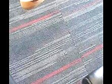 Sneaky Shoeplay At The Airport