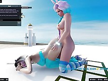 Multiplayer 3D Online Porn Game And Livechat, Like Sims 4,  My Gameplay 05