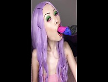 Sweetie Has Fun With A Dragon Penis