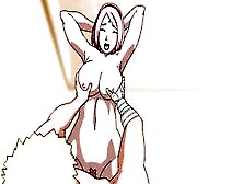 Naruto - Sakura Plowed Cartoon Animated Demonstration.