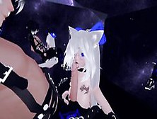 Submissive Slut Gags On Emo Boys Cock (Vrchat)