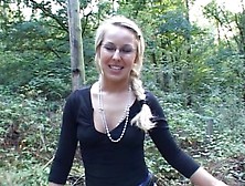 Sexy Sex Golden-Haired Mother I'd Like To Fuck Drilled Outdoor