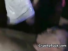 Horny Women Sucking Off Male Stripper In A Club