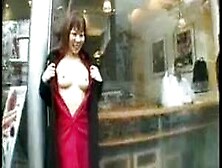Nice Tits Nude In Public Station