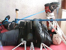 Straitjacketed Slave Gets An Enjoying